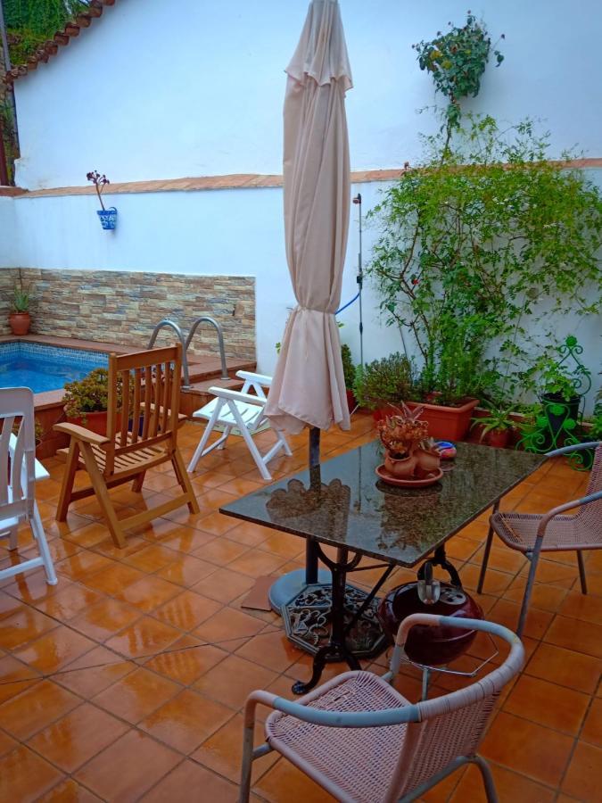 Acogedora Casa De Pueblo Con Piscina Villa Fuenteheridos Bagian luar foto